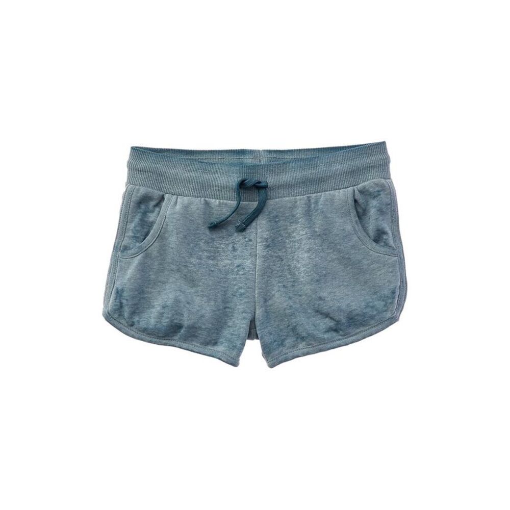 Threads 4 Thought Girls  Greta Burnout Dolphin Hem Short, Blue